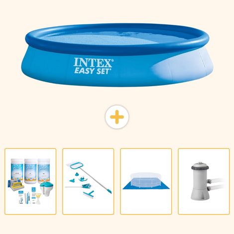 Intex Piscine Easy Set Ronde - 396x84 cm - 5-pièces S20898 (1/5)