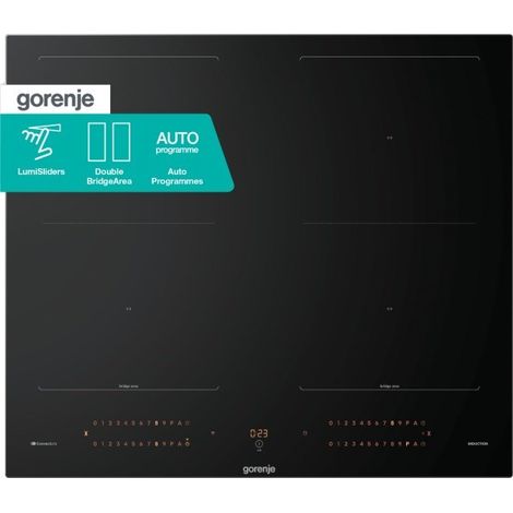 Placa de inducción Gorenje gi6443bscwf 7360 W BridgeZone PowerBoost (1/5)