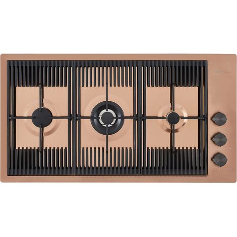 Foster Flat. Colore del prodotto: Rame, Posizionamento dell'apparecchio: Da incasso, Dimensione della larghezza del piano cottura: 87 cm. Tipo di controllo: Manopola, Posizione di control... - 7680008