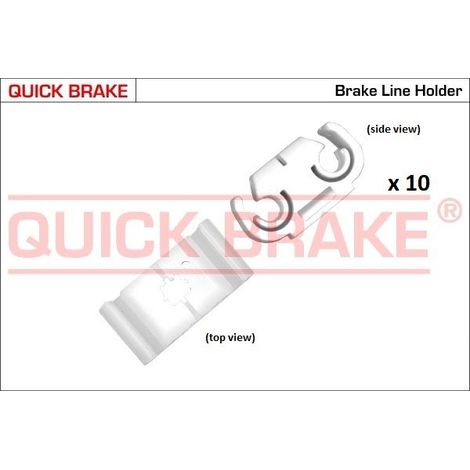 Support, conduite de frein QUICK BRAKE 171-W-10