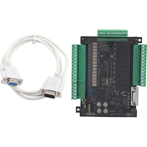 Contrôleur logique programmable, relais PLC multifonction anti-interférence facile à connecter avec un câble pour l'industrie (1/5)