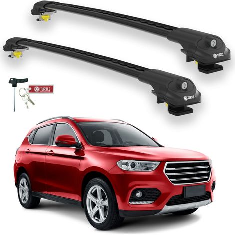 TURTLE kompatibel mit Great Wall Haval H2 2015-2022 Dachträger Air1 Schwarz (1/5)