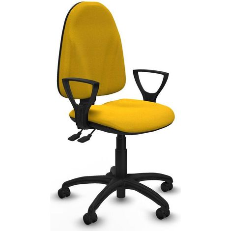 Piqueras y Crespo BFN01RF Ergonomischer Bürostuhl in Gelb (1/3)