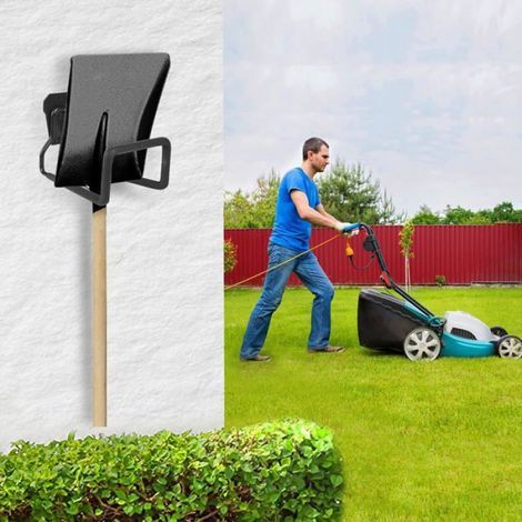 Robuste, wandmontierte Gartenschlauchhalterung für den Außenbereich, langlebige Schlauchhaken, ideal für Wasserschläuche und Verlängerungen (1 Stück, schwarz) (1/5)