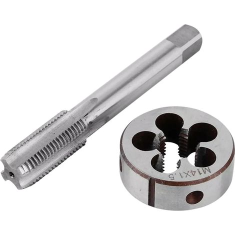 Taraud tube, 1 jeu, pas à droite, goujure droite, pour acier (1/4)