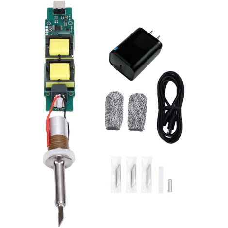 Transducteur de découpe ultrasonique générique, remplacement 30 W 40 kHz avec module de commande pour impression 3D, plastique, bois et résine (prise US) (1/5)