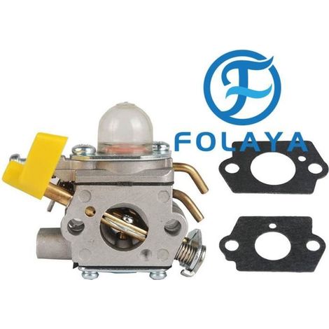 FOLAYA Carburateur avec joint C1U-H60 308054013 308054012 308054004 308054008 pour coupe-bordures Ryobi Homelite 25 cc 26 cc 30 cc (1/3)