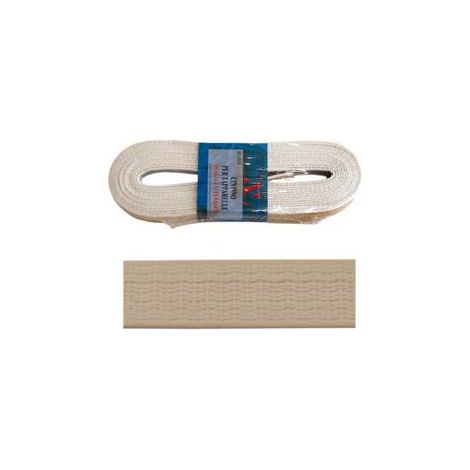 CINTINO PVC PER AVVOLGIBILI BEIGE IN MATASSINE- - mt.7,5x mm.22h. in matassima - 1 matassa