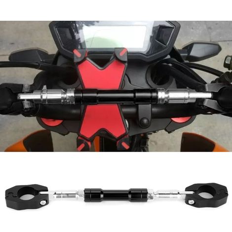 Universell verstellbarer Motorradlenker aus schwarzer Aluminiumlegierung