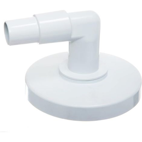 Plaque d'aspiration pour écumeur avec coude à 90° compatible avec les adaptateurs Hayward SP1090, SP1091 et SP1092
