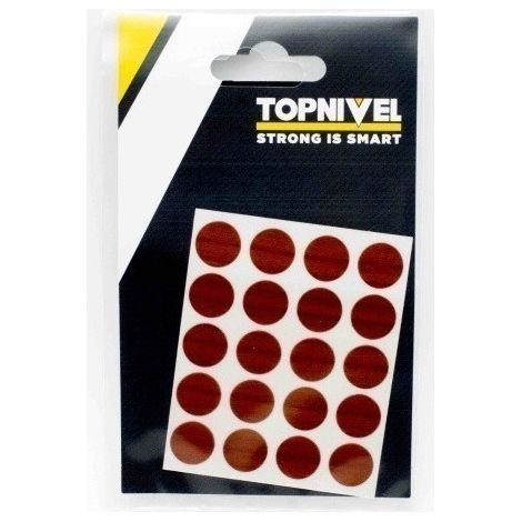 Tapon Cubretornillo Adhesivo 13Mm Sapel Nivel 20 Pz