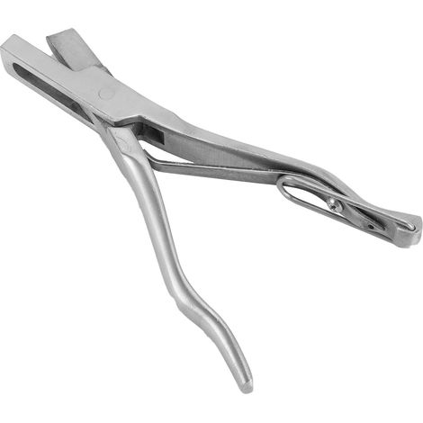 Encocheuse auriculaire pour porcs, antirouille, facile à utiliser, en acier inoxydable, outil de marquage pour animaux d'élevage, encocheuse auriculaire en forme de U (1/5)