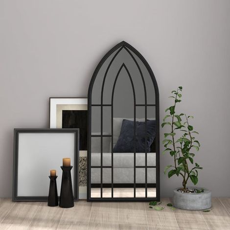 Miroir Noir 100x45 cm Fer pour utilisation à l'intérieur (1/4)