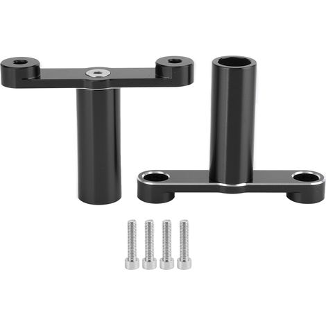 Support de phare moto avant pour fourche, compatible YAMAHA TMAX530/TMAX530 SX/DX, noir (1/5)