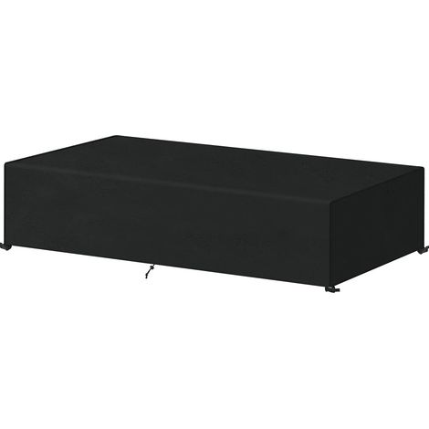 Housse Transat Housse pour Chaise Longue Exterieur Housse Bain de Soleil Impermeable Housse de Protection pour Transat de Jardin, Coupe-Vent, Anti-UV,31516074cm (1/5)