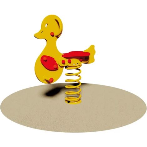 Gioco a molla Brigitta Papera 932 Giochipark PEHD H52cm EN 1176 per bambini 3-8