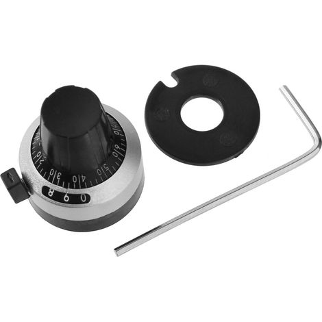 Potiknopf Drehknopf Zähler Reglerknopf Potentiometer Fein Abstimmung Justierung 4,0 mm (1/3)