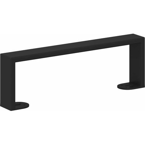 Möbelbeine 12 pcs Schwarz 311 x 40,5 x 100 mm Eisen vidaXL