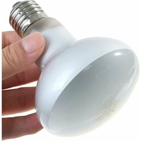 60W Daylight UVA Heat Lamp – UV Bulb for Reptiles – Smart Circuit Board – Waterproof – 500m Light Range (1/5)