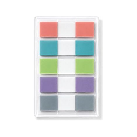 1000 segnalibri colorati autoadesivi, post-it multicolori, etichette indice rimovibili ed etichette scrivibili per casa e scuola (1/2)