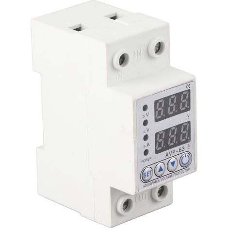 Disjoncteur 220V 63A 2P Affichage Numérique Protection Surintensité Réarmement Automatique (1/5)