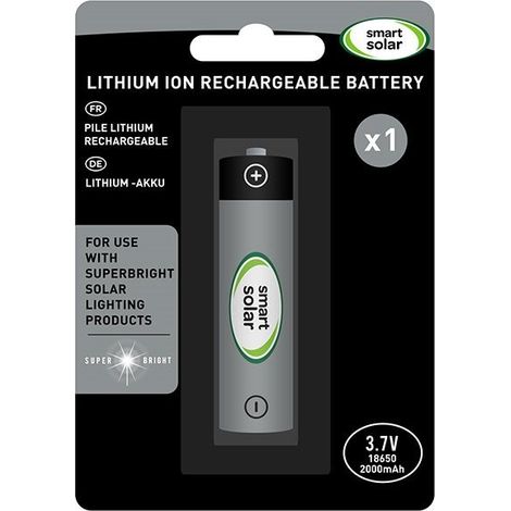 Batterie Lithium rechargeable 18650 3,7 V 2000 mAh
