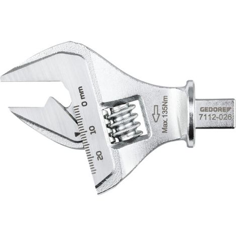 Gedore Clé à fourche emmanchable 9 x 12 réglable 5-30 mm (1/3)