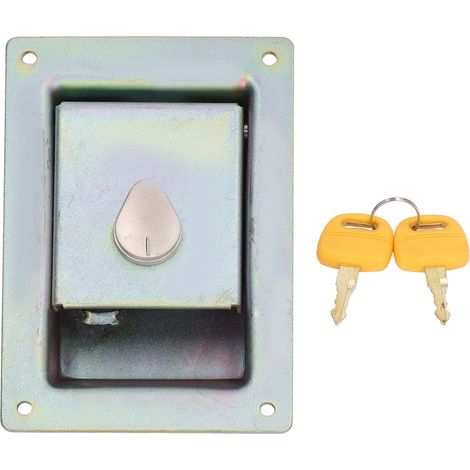 Pêne de porte latérale pour pompe hydraulique d'excavateur avec clés, verrou de couvercle moteur pour Daewoo DH200 (1/5)