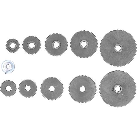 Engrenage de tour à 17 dents, roue de poulie de moteur T80 T60 T50 T40 T35 T30, Kit de coupe pour la coupe, 11 pièces