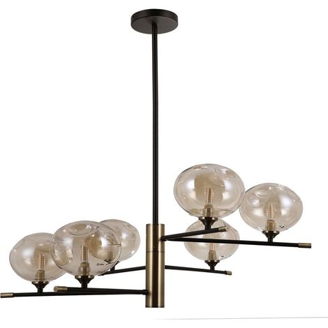 Italux Mesta Lámpara de techo colgante clásica de 6 luces, G9 (1/2)