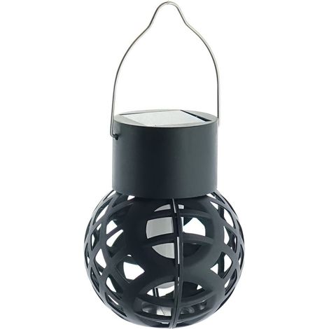 Kaemingk Hängelampe Solar Flacker Effekt Ø 7 cm x 9 cm schwarz (1/5)