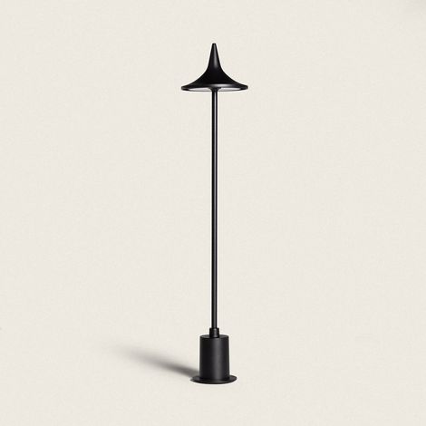 LED Bodenstehleuchte 6W 60 cm mit Erdspieß Rowel Schwarz