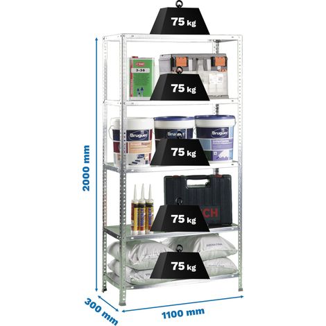 Simonrack Advantage Superplus 5-300 verzinktes Regal
