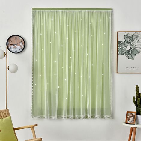 Rideaux occultants portables auto-adhésifs de 1,2 x 1,8 m, faciles à installer pour fenêtre de chambre (1/5)