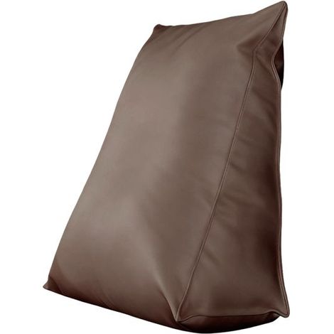 Coussins de Lecture, 50cm Coussin Compensé Coussin de Canapé Oreiller Triangulaire pour Regarder TV, Lecture, Coussin Tete lit,café (1/5)