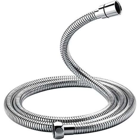 G851-20, Universal Shower Hose (G1/2 inch, 2M), Anti-Twist and Anti-Kink Shower Hose, Stainless Steel/Chrome (1/4)