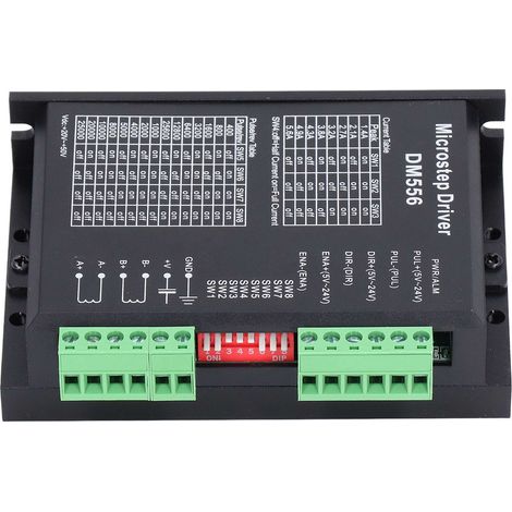 Pilote Microstep DM556 pour Moteurs Pas-à-Pas NEMA 23 et 34, 5.6A, Contrôleur Haute Précision 2 Phases (1/5)