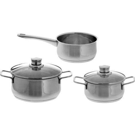 WMF Diadem Plus Topfset 3-tlg Induktion mit Glasdeckel