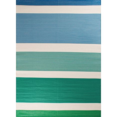 Tapis Capri vert résistant UV extérieur 400gr/m2 - 120 x 160 cm (1/5)