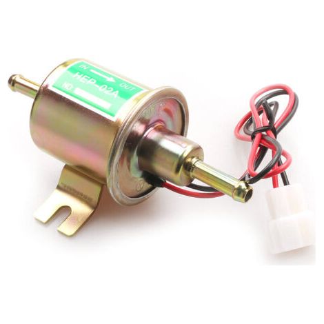 Pompe à carburant électrique 12V 4-7PSI – Aspiration élevée – Compatible essence/diesel pour voitures et machines – Aluminium moulé - HEP-02A