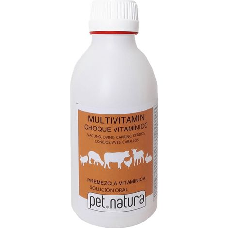 Ptnature Multivitamine Chocche Vitamg†nico 250 ml pour le btail