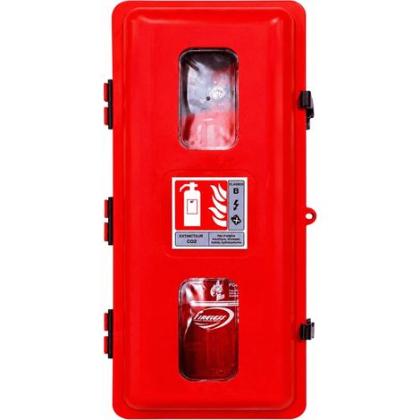 Coffret extincteur Co2 double fenêtre - 6Kg/6L/9Kg/9L (1/3)