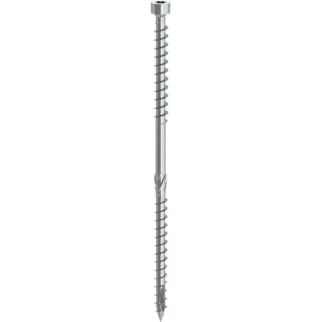 Vis de sarking Tête cylindrique TC double filetage TORX T40 8X255 Acier zingué - 1 pièce (1/2)