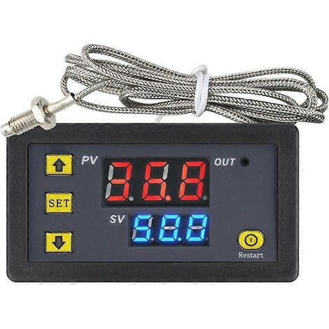 K-Type Thermocouple Digital Temperature Controller -60-500℃ Red Blue Display Thermoregulator Output DC5V (1/5)