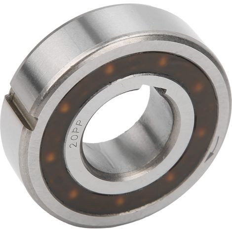 Fafeicy CSK20PP Freilauflager, GCr15-Stahllager Einweglager mit Passfedernut, für Textilmaschinen Automobilindustrie, HRC61-65 Härte (1/5)