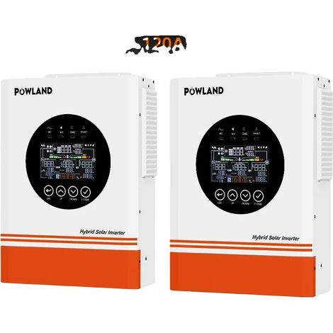 Inversor solar, 18000 W de potencia, monitorización WiFi, ISOlar-SMS-13KP-WIFI, 220-240 V, 48 V (1/5)