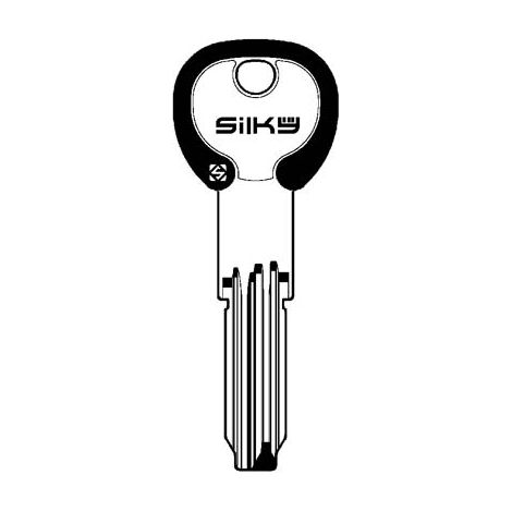 CHIAVE PUNZONATA CISA CS62DZ SILKY SILCA - OTTONE NICHELATO- 5 pezzi
