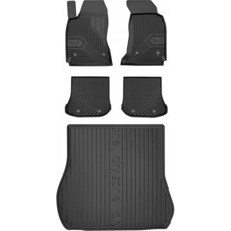 SET 77 Gummimatten und Fußmatten AUDI A4 B5 Kombi 1994-2001 (1/5)
