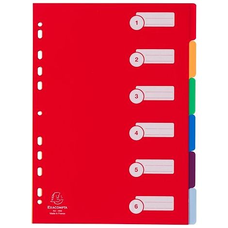 Exacompta 4906E intercalaire Transparent 1 pièce(s) (1/2)