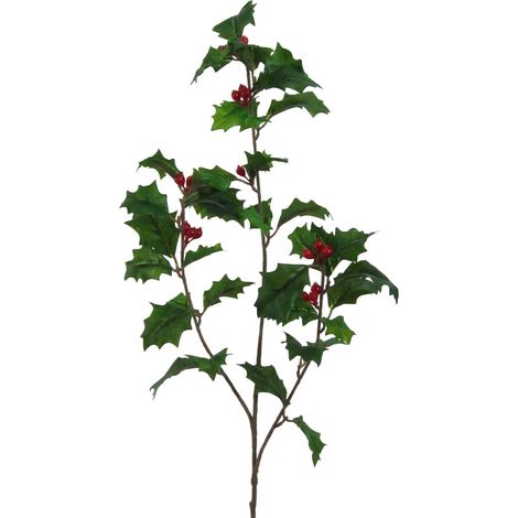 Gasper Ilexzweig 70 cm grün - Kunstpflanze